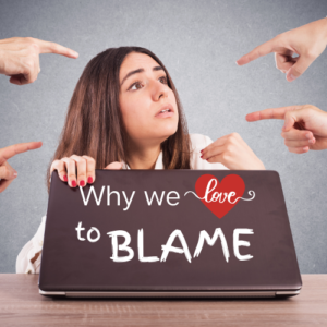 why we love to blame - Julie M. Simons
