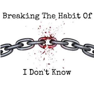 Breaking The Habit of "I Don't Know" - Julie M. Simons